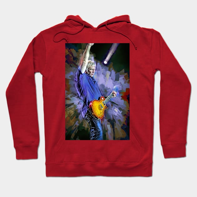 Alex Lifeson Hoodie by IconsPopArt